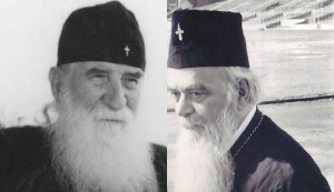 ο Άγιος Ιουστίνος Πόποβιτς με τον καθηγητή του Άγιο Νικόλαο Βελιμίροβιτς